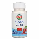 Kal GABA, Cherry, 25 mg
